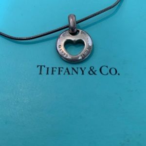 Tiffany cut out heart necklace 1999